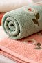 Luna Flower Embroidered 100% Cotton 5-Piece Towel Set 50X90 cm - 5