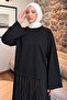 Combed Cotton Blouse 13072 - Black - 3