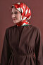 Geometric Patterned Sura Silk Scarf 9614Ds - 2