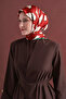 Geometric Patterned Sura Silk Scarf 9614Ds