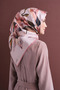 Floral Patterned Sura Silk Scarf 9620Ds - 4