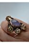 Special Design Ring with Amethyst Stone - - 3