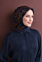Geometric Patterned Sura Silk Scarf 9614Ds - 2