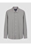Southblue Khaki Regular Fit Striped Gabardine Men's Shirt - 5
