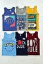307 Boy's 6-Piece Undershirt-Patterned