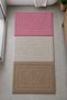 3'lü Ayak Havlusu-Ayak Paspası 50*70 cm 3 Adet - Banyo - Misafir -Çeyizlik %100 Cotton