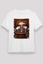 Cafe White Unisex T-Shirt T-Shirt