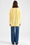 Stone Detailed Soft Fabric Oversize Knitwear Sweater Yellow 8290 - 7