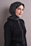 Monogram Patterned 100% Sura Silk Scarf 9636Ds - 2