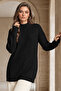 Patterned Knitwear Sweater K6030 Black - 2
