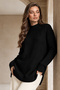 Patterned Knitwear Sweater K6030 Black