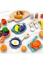 Realistic 43-Piece Kids Kitchen Playset with Lights & Sounds – Pretend Cooking Stove, Sink & Oven Toy with Spray Feature - 4