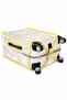 3-Piece Transparent Pvc Suitcase Protective Cover Set – Yellow Piping, Velcro Fastening – Cabin, Medium and Large Sizes - 6
