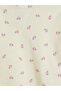 Ecru Printed Baby Girl Snap Button Bodysuit, Pack of 2 - 3