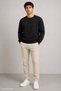 Men's Front Printed Crew Neck Long Sleeve Sweatshirt 7002 - 3