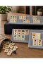 Melamine Stone Plastic Okey Set - Durable Unbreakable Plastic Body Quality Melamine Okey Stones 4 K