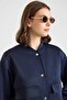 Torba Pocket Detailed Jacket Skirt Double Scuba Set Dark Blue 9469-Tk - 6
