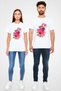 Flower White Unisex T-Shirt T-Shirt - 4
