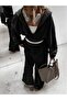 Women's 3-Thread Zippered Crop Sweatshirt & Wide-Leg Sweatpants Set - 3