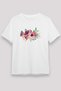 Flower White Unisex T-Shirt T-Shirt