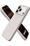 Premium Liquid Silicone Protective Case for iPhone 17 Pro Max - Slim Soft-Touch Shockproof Cover, Available in 27 Vibrant Colors (Stone Gray)