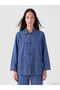 Women's Jean Jacket with Piping Button Detail