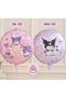 Party Kuromi 2 Year Old Birthday Balloon Set Number Foil Balloon Pink Lilac Black Party Decoration Set - 3