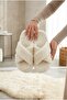 Furry Cross Women's House Slippers - Warm and Fluffy Slippers with Noiseless Soles - 2
