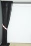 Cloth Curtain Dark Anthracite Color with Cornice Buttons 100 X 280 - 4