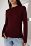 Women's Fingerless Soft Textured Flexible Long Sleeve Bady - 2