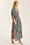 Dv Neck Dress - 2