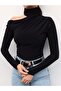 Low-Shoulder Draped Blouse E.H Collection - 3