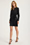 V-Neck Belted Dress - 2