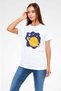 Saturn White Unisex T-Shirt T-Shirt - 3