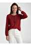 Lcw Grace Tie Collar Embroidered Blouse