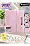 A4 Snap File with Handle – Pp Document and File Folder with Carrying Handle – Pink Color Option Available