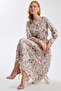 Belted Pleated Skirt Dress - 3