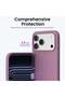 Premium Liquid Silicone Protective Case for iPhone 17 Pro Max - Slim Soft-Touch Shockproof Cover, Available in 27 Vibrant Colors (Light Maroon) - 3