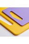 2 Pieces Cutting Board Yellow-Lilac Plastic Chopping Board 24X15X0.5 cm and 34X24X0.8 cm Cutting Board - 4