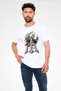 Poseidon Phoenix Printed Unisex White T-Shirt - 2