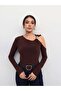 Metal Detailed Asymmetrical Blouse E.H Collection - 2