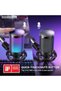 طقم ميكروفون ألعاب AmpliGame A6T USB، ميكروفون مكثف للبث المباشر - 4