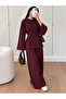 Women's Modal Waist-Fitted Flared Sleeve Wide Leg Pants Two-Piece Set 0242 - 3