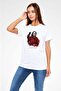 Scream Printed Unisex White T-Shirt - 3