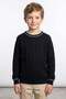 Patterned Crew Neck Boys' Knit Sweater - 2