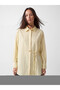 Yellow Striped Dobby Women's Shirt Tunic - 2