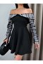 Plaid Sleeveless Mini Dress - 2