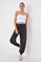 Paçasi Elastic Waist Pi̇ke Modal Pants - 5