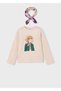 Girl's Long Sleeve T-Shirt with Scarf 4002 - 3