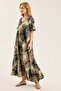 Shawl Patterned Dress - 3